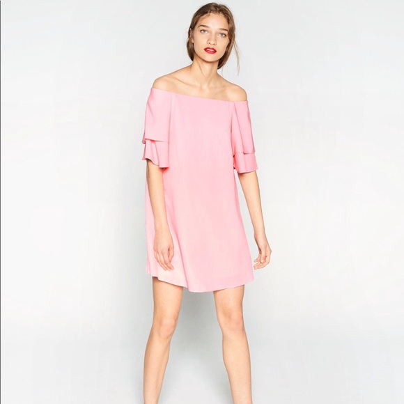 zara pink dress 2018